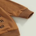 thumbnail image 4 of Baby Boys 2PCS Pants Sets Long Sleeve Round Neck Sweatshirt Tops Solid Color Pants Sets, 4 of 6