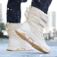 thumbnail image 5 of NOKIO Bottes d'Hiver pour Enfants, Imperméables, Doublées de Fourrure, Antidérapantes, à Tige Haute, Chaussures de Randonnée par Temps Froid pour Garçons, Extérieur, 5 of 5