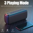 thumbnail image 4 of pitrice XDOBO Enceinte Bluetooth 5.0, Boîtier de Son Rechargeable Type-c, Étanche, 60W, Son Stéréo 3D, Noir Bleu, 4 of 7