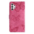 thumbnail image 2 of Compatible avec Samsung Galaxy A32 5G Étui Gaufré Papillon avec Portefeuille et Support, 2 of 5
