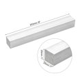 thumbnail image 2 of Unique Bargains Square Aluminum Flat Bar, 1 Pack 1' Thickness 1' Width 8' Length, 2 of 5