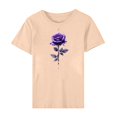 thumbnail image 5 of Meichang T-Shirts de la Saint-Valentin pour Femmes, T-Shirts Doux à Imprimé Valentines Day, Hauts Mignons, T-Shirts de Fête, Manches Courtes, Col Rond, T-Shirts, Mode 2025, 5 of 5