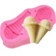 thumbnail image 1 of Icecream Cone Silicone Mold Cake Fondant Clay DIY Tool, 1 of 3