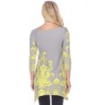 thumbnail image 3 of White Mark Women's Maternity 3/4 Sleeve Yanette Tunic Top, 3 of 5
