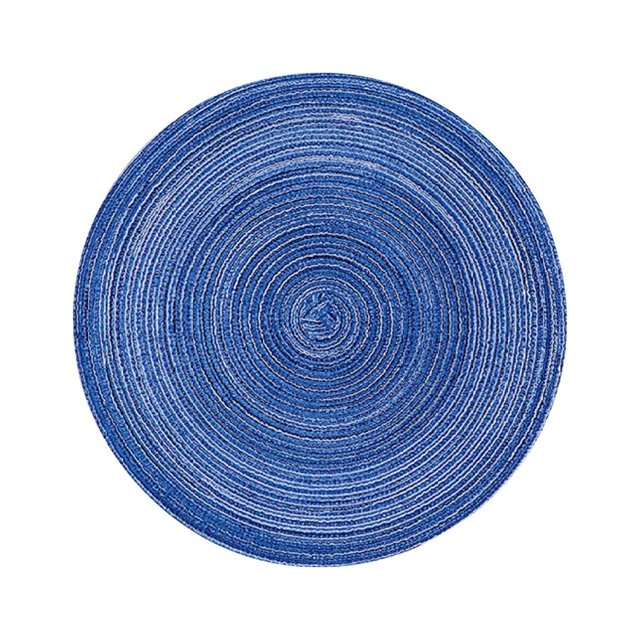 Mefallenssiah 18Cm Ramie Cotton Yarn Table Mat Insulation Pad (Satin Dyeing)