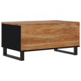 thumbnail image 5 of vidaXL Coffee Table 80x50x40 cm Solid Wood Acacia&Engineered Wood, 5 of 5