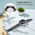 thumbnail image 4 of Tianle Compatible for Apple Watch Case 41mm Series 7 Series 8 Series 9, Ultra-Thin All Around TPU Protective Case Cover for Apple Watch Screen Protector 41mm Series 9, 3 Pack Black/Silver/Rose Gold, 4 of 7