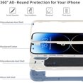 thumbnail image 5 of Compatible avec Étui iPhone 14 Pro 6.1 Pouces avec Support Anneau Intégré, Protection contre les Chutes de Qualité Militaire Étui Robuste 3 en 1 Protectrice Durable. (Bleu), 5 of 5