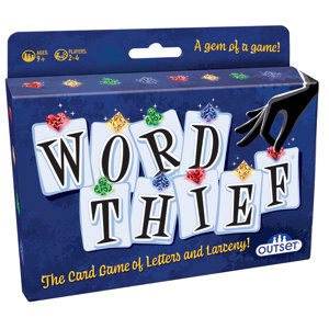 Outset Voleur de mots médias - Le jeu de cartes de la lettre et du larcin! - 2 à 4 Âges des joueurs 9 et vers le haut