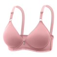 thumbnail image 1 of Kcodviy Women Lace Back Button Woman Bras Shaping Cup Adjustable Shoulder Small Sports Bra Strap Large Size Underwire Big Bras Bra, 1 of 7