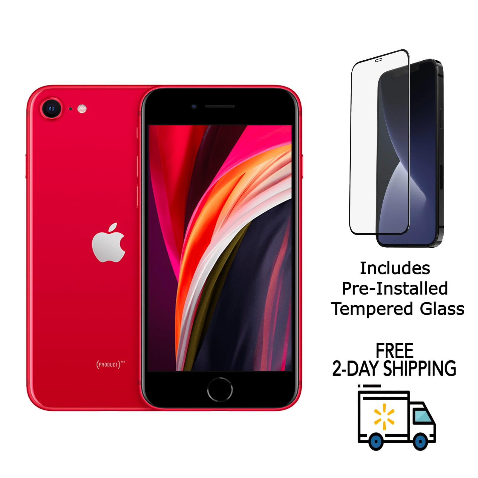 Refurbished Apple iPhone SE (2nd Gen) A2275 (Fully Unlocked) 64GB