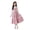 Pink, variant on LIJCC Overall Dress for Kid Girls Jumper Dress with Pockets A Line Pinafore Overall Jumper Midi Long Dress Casual Suspender Straps Tiered Maxi Dress