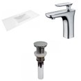 thumbnail image 1 of American Imaginations 48-in. W 1 Hole Ceramic Top Set In White Color - Drain Incl. AI-32423, 1 of 9