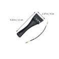 thumbnail image 2 of Miangastore Violin Tailpiece Aluminum Alloy Violin Finetuner Tailpiece Instrument Part, 2 of 9