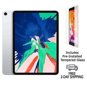 Rénovés Apple iPad Pro 11" (2018) w Verre trempé préisolé (WiFi) 64GB Argent (classe B)