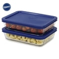 thumbnail image 2 of Ensemble de 4 récipients rectangulaires en verre borosilicaté Pillsbury pour la conservation des aliments, 2 x 700 ml, 2 of 3