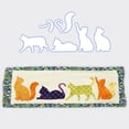 thumbnail image 2 of Liquidation! Delayuji Décoration pour la Maison Mignon Modèle de Chat Règle Textile Mignon Décoration pour la Maison Idées de Bricolage Règle de Tableau 8 Pcs Taille Unique Multicolore, 2 of 9