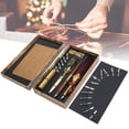 thumbnail image 1 of Feather Pen Set Business Retro Student Dipping Pen Creative Quill Kit Writing Correction Supplies, 1 of 8