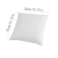 thumbnail image 1 of Dadatutu Pillow Insert, White Standard Pillow Insert, Solid Cushion Inner Stuffer Pillow Sham Insert Pillow Square Decorative Throw Pillow Inserts, 4 Size, 1 of 6