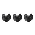 thumbnail image 4 of Decodeary Professional Hair Plate Mesh Pocket Practical Snood Net Elegant And Professional Two Bows-black 3Set, 4 of 6