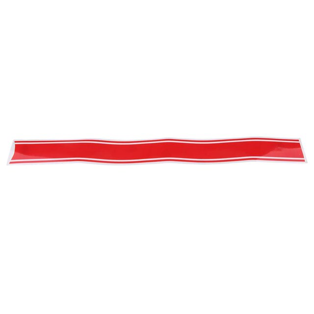 Miulika 50x4 . 5cm Motorcycle DIY Fuel Gas Tank Decal Sticker for Cafe Racer Red