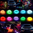 thumbnail image 1 of 10Pcs EL Wire Neon Light 16.4ft Flexible Glowing Neon String Lights Battery Operated LED Wire Lights 3 Lighting Modes Waterproof, 1 of 8