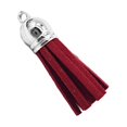 thumbnail image 1 of Shengyu 28 Pieces Keychain Charms Creative Delicate Keyring Pendant Tassels Simple Handbag Decor Tassel Craft Decoration DIY Accessory Wine red, 1 of 7