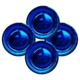 thumbnail image 1 of Rack 1 10PCS Disposable 7 Inch Blue And Gold Foil Paper Plates For Border Party Gatherings Decorative Paper Plates, 1 of 3