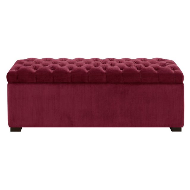 Picket House Furnishings Banc de Rangement de Chaussures Carson en Canneberge