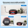 thumbnail image 2 of QualitChoice High-Fidelity Sound Portable CD Player Easy-to Controls And FM Radio Minimalist Cd Player Portable UK, 2 of 6