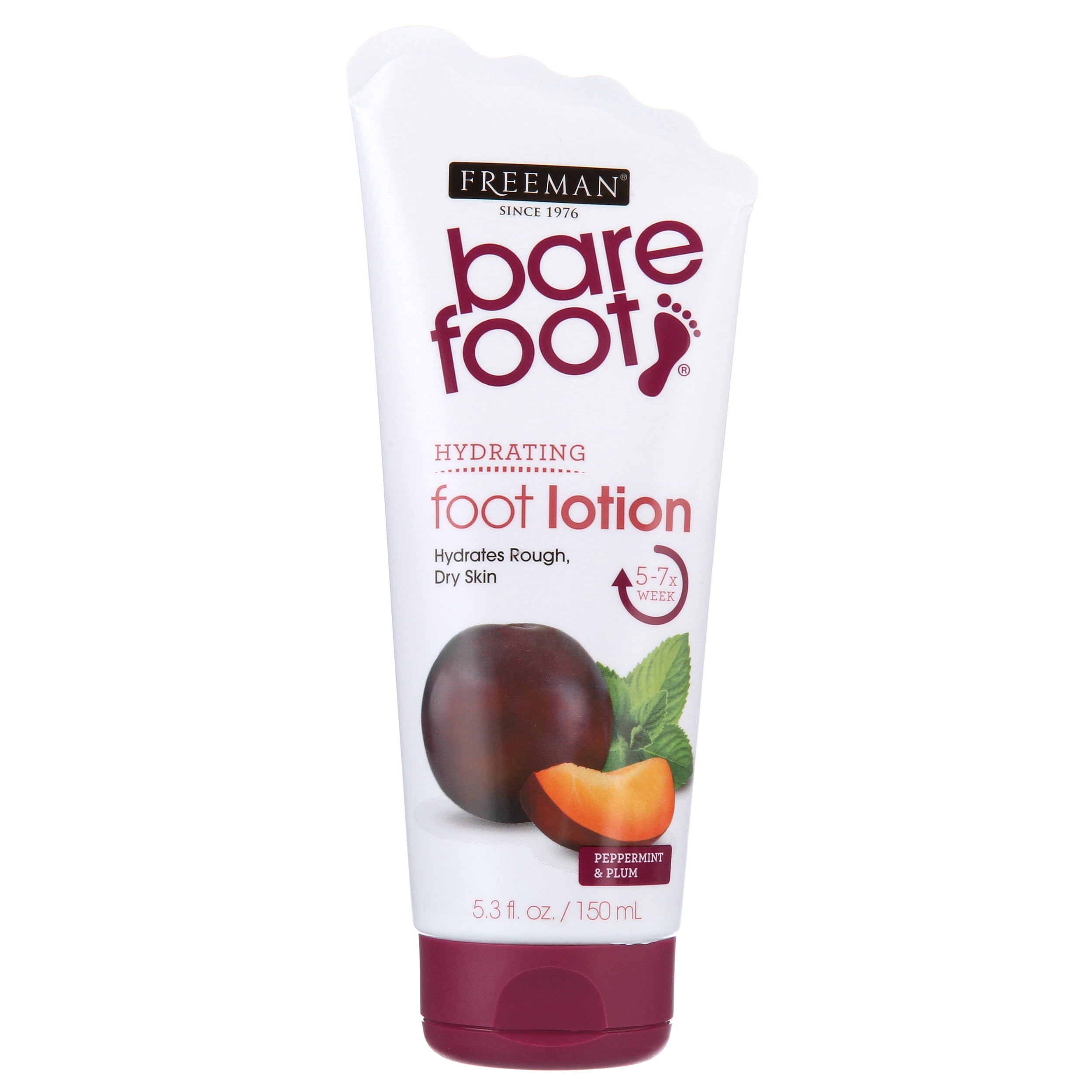 Freeman Bare Foot Peppermint & Plum Foot Lotion