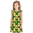thumbnail image 1 of Vsdgher Avocat pour Filles Chemises de Nuit Manches Courtes à Volants Robe de Nuit Pyjama pour Fête-Petit, 1 of 6