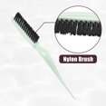 thumbnail image 4 of Unique Bargains Nylon Teasing Brush Three Row Salons Teasing Brush for Styling Backcombing Green 8.86' Length, 4 of 7