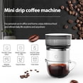 thumbnail image 4 of PENGXIANG Automatic Coffee Maker Brewer Kit Mini Portable Programmable Coffeemaker Grinder Smart Drip Coffee Pot Hand Brewing Coffee Machine Powered, 4 of 10