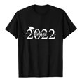 thumbnail image 1 of Pompotops T-Shirt Décontracté à Manches Courtes pour Femmes avec Imprimé Lettre, 1 of 7
