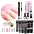 thumbnail image 3 of Polygel Nail Set Safe Professional Nails Bulider Gel All in One Manicure File Tools Kit, 3 of 9