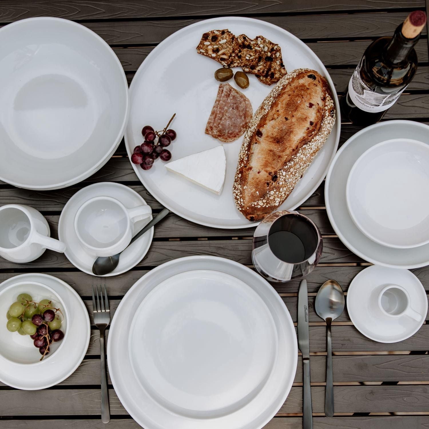 Mesa Ceramics Uno Stoneware Salad Plate 22cm Set of 4