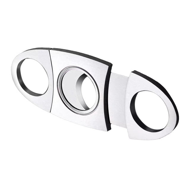 Cigar Cutter,Stainless Steel Double Blade Double Blade Cigar Cutter Stainless Steel Cigar Cutter Eco-Friendly Materials
