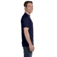 thumbnail image 2 of Hanes Mens 5.2 oz HEAVYWEIGHT Short Sleeve T-shirt, M, Navy, 2 of 4