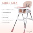 thumbnail image 4 of Dream On Me Portable 2 In 1 Table Talk High Chair |Convertible |Compact High Chair |Light Weight Portable Highchair, 4 of 6