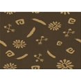 thumbnail image 1 of Ahgly Company Tapis Rectangulaire d'Intérieur Lavable en Machine Chêne Brun Transitionnel, 8 Pieds x 10 Pieds, 1 of 7