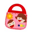 thumbnail image 4 of Abbracc DIY Sewing Kit Activity Toy Cartoon Felt Handbag Material Lightweight Bag Making Kids, 4 of 9