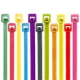 thumbnail image 1 of 4 Po. No. de 18 Attaches de Câble Vert Fluorescent, 1 of 1