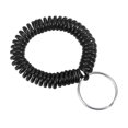 thumbnail image 1 of Unique Bargains Porte-Clés Spirale Extensible en Plastique, Noir 5 Pack, 1 of 5