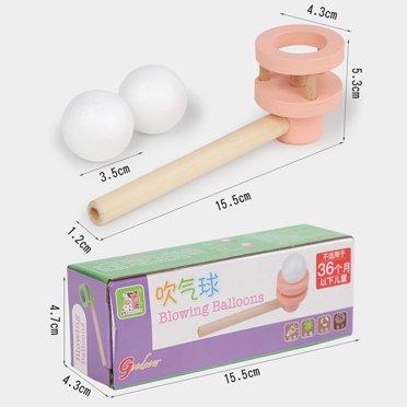 Jouet Musical Soufflant en Bois pour Enfants, Poupée Suspendue à Capacité d'Intelligence, Instrument de Musique Éducatif, Jouet de Sport de Plein Air, Cadeau du Nouvel An pour Enfants
