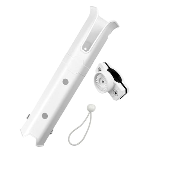 S SERENABLE Support de Canne à Pêche, Support de Canne à Pêche, Tube pour Remorque de Navire, Yacht Marin, Blanc