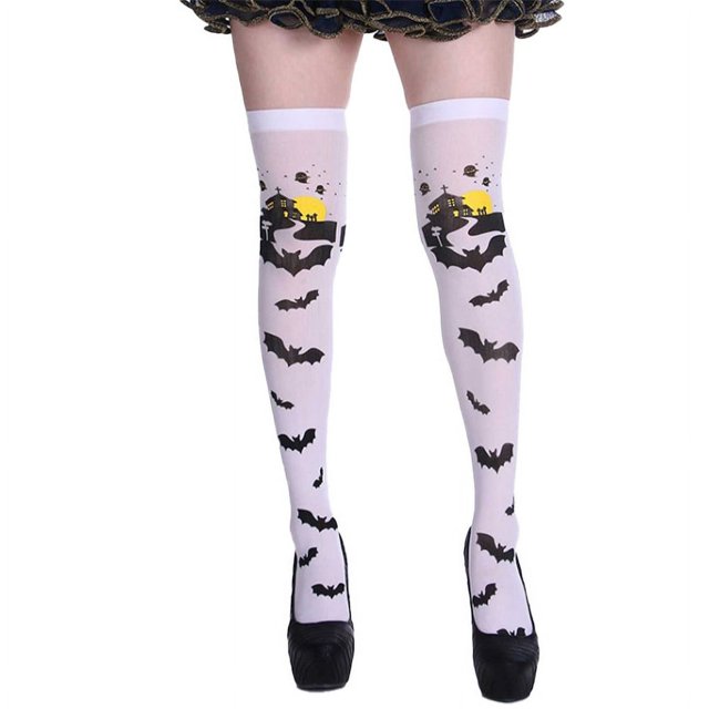Costumes d'Halloween pour Femmes et Filles Adultes Accessoires de Cosplay Bas Chaussettes