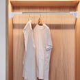 thumbnail image 3 of Adjustable Tension Mounted Drying Rack Expandable Garment Rod For Home Laundry Closet Bathroom Kitchen Organization Storage Space Saving Solution, 3 of 5