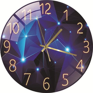 TopLLC Wall Clocks Modern Style Clocks Living Room Digital Wall Clock Acrylic Mute Creative Clock Creative Home Decor