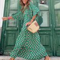 thumbnail image 2 of Ketyyh-chn99 Chemises Habillées pour Femmes Robe Mini Robe de Fête Robe Mini Décontractée Robe Mini Ample Confortable à Rayures Manches Longues Longue Robe GN1,TG, 2 of 5